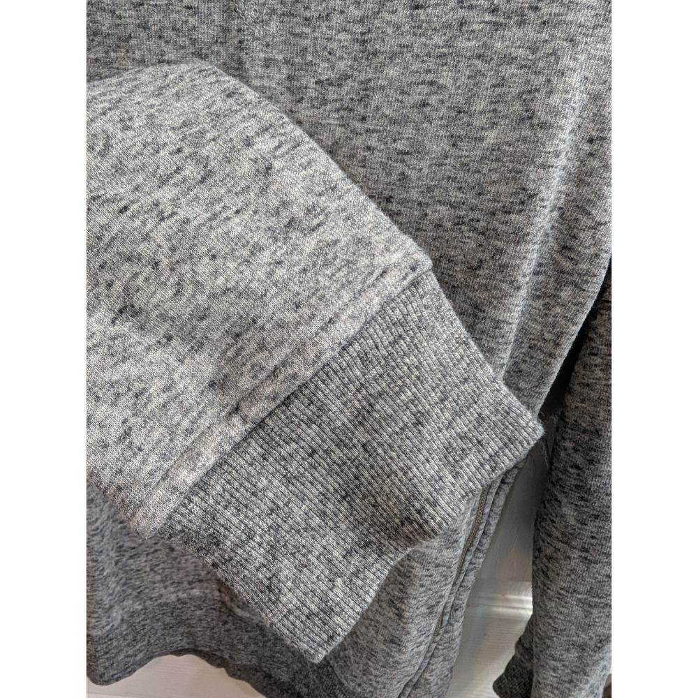 UGG Morgan Sweatshirt Women Grey Side Zipper Fleece Lined Pullover - Size S - Picture 4 of 7